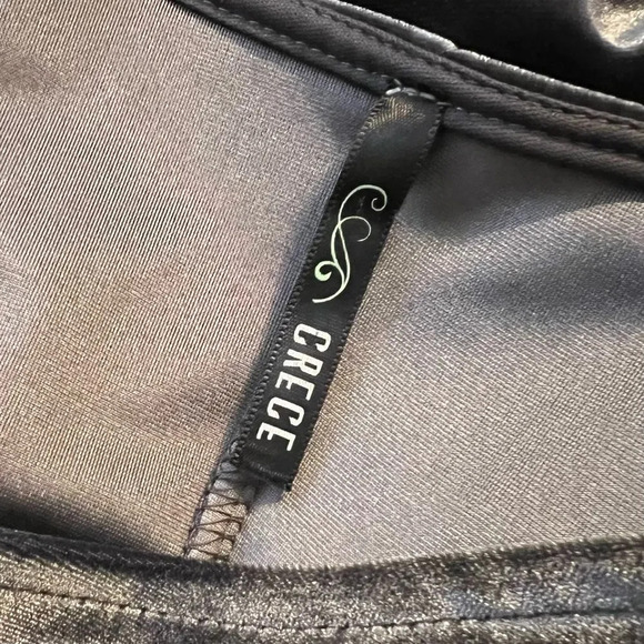 Crece Bodycon Ruffle Bell Sleeve Velvet Dress Size Small - Picture 7 of 9